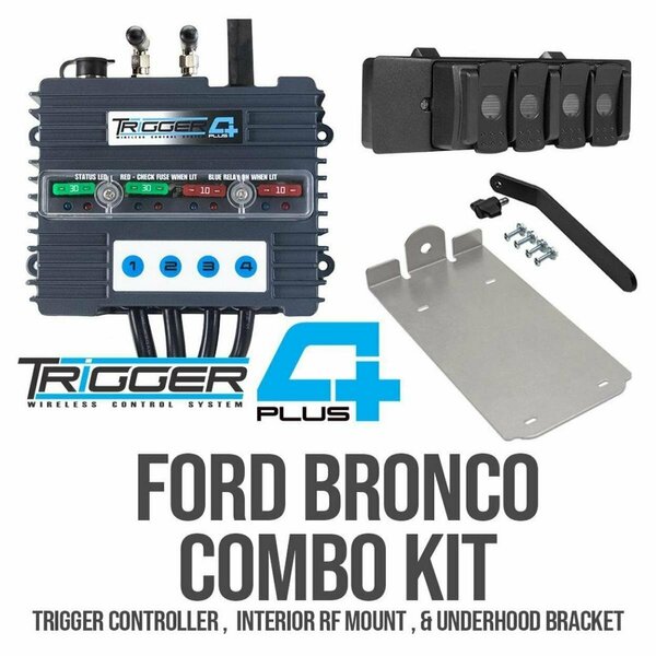 Advanced Accessory Concepts Trigger 4 Channel Switch Combo Kit for Ford Bronco ACO2100BRO